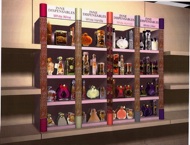 Fragrance line display stand